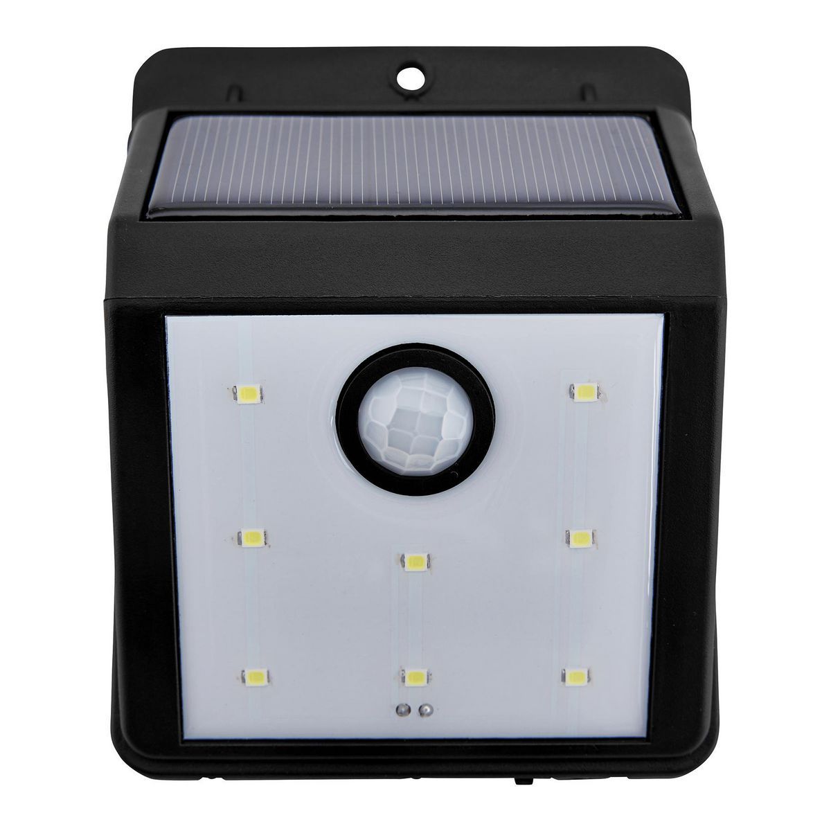 BUNKER HILL SECURITY 115 Lumen Wall Mount Solar Security Light, Black