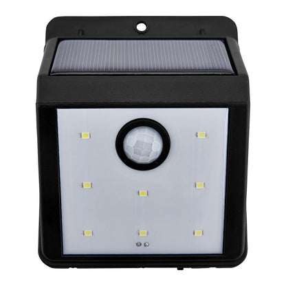 BUNKER HILL SECURITY 115 Lumen Wall Mount Solar Security Light, Black