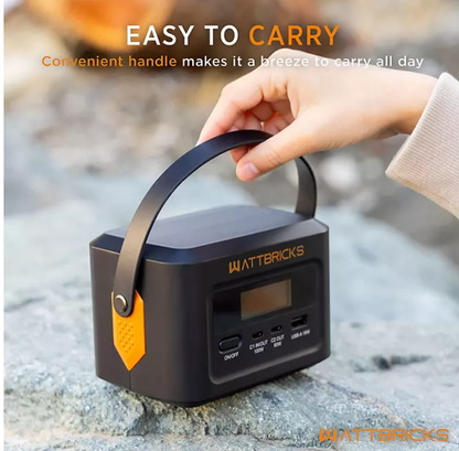 Wattbricks Energy 120-Watt Peak With 99.2Whr Portable Power Station